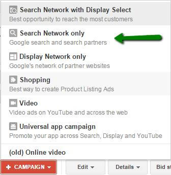 Adwords Search Network