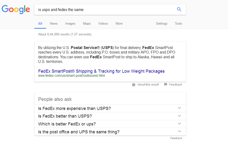 People Ask for Google